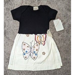 NWT Hankie Babies Dress Outfit Butterflies ~ Size 12/18 Months